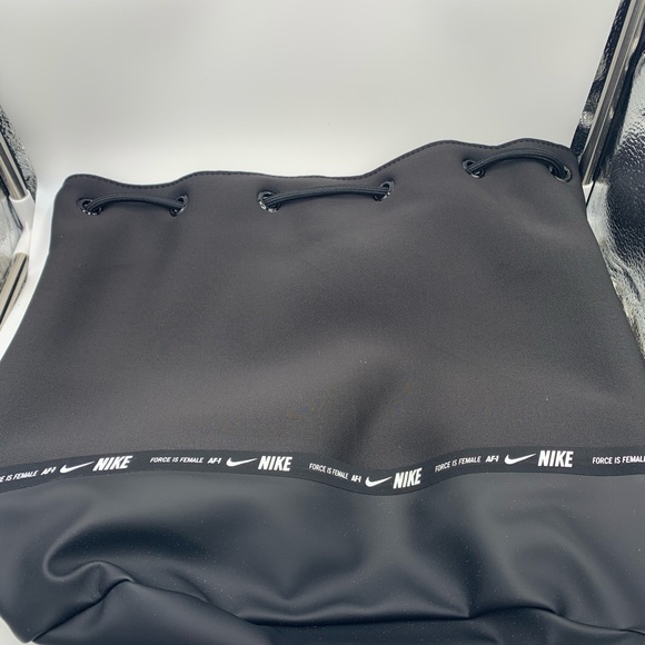 Nike W AF1 Sage Hi "Black/Black-White" - Picture 7 of 8